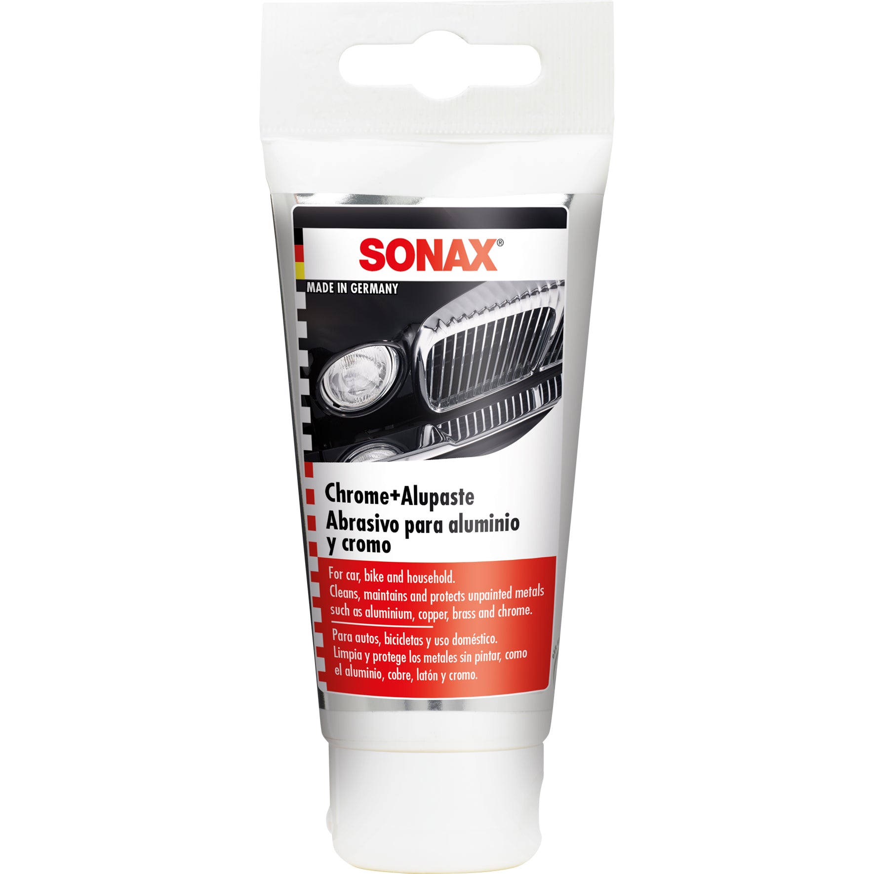 SONAX Chrome + Aluminum Metal Polish 75ml