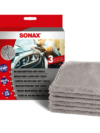 SONAX Microfibre Cloth Soft Touch 3pcs